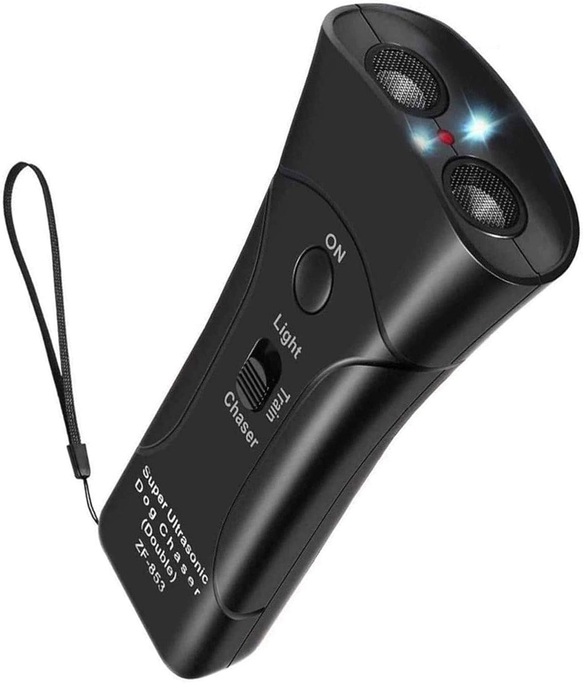 Ultrasonic Dog Bark Control Device – Handheld Trainer with LED Flashlight & Wrist Strap