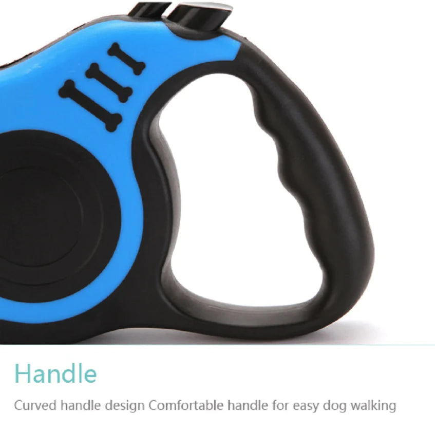 16.5FT Retractable Dog Leash - Automatic Walking Lead for Small & Medium Dogs