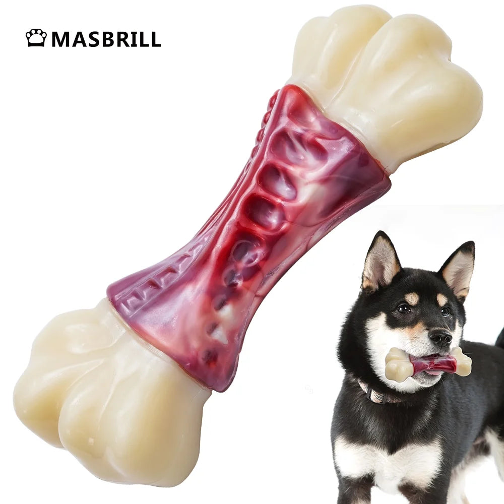 Ultimate Large Dog Chew Toy for Aggressive Chewers - Tough Bone Design for Medium to Large Breeds, Promotes Healthy Teeth and Gums