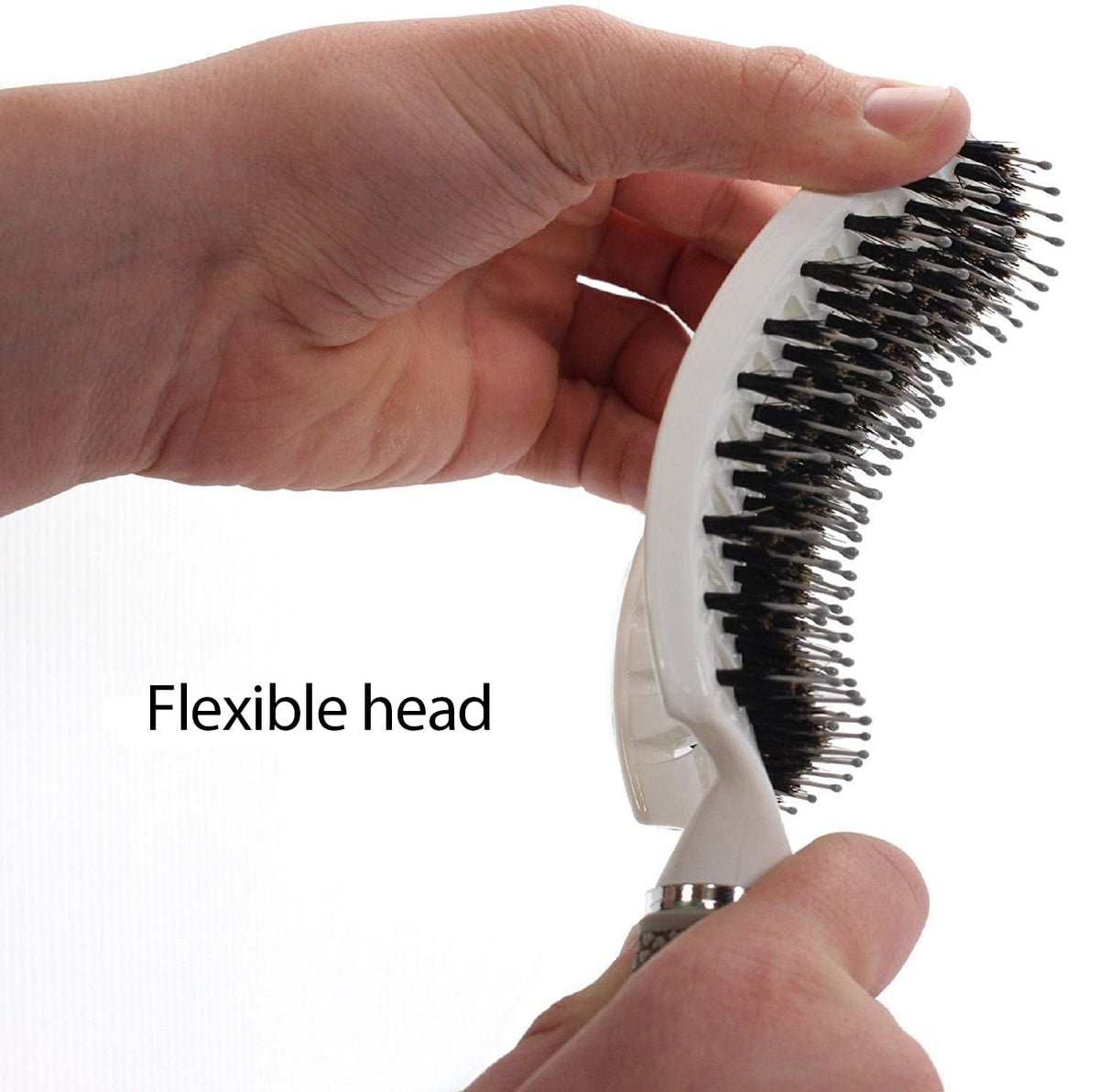 Professional Boar Bristle Hair Brush Set – Curved and Vented Detangling Brushes for All Hair Types – Ideal Gift Kit for Women