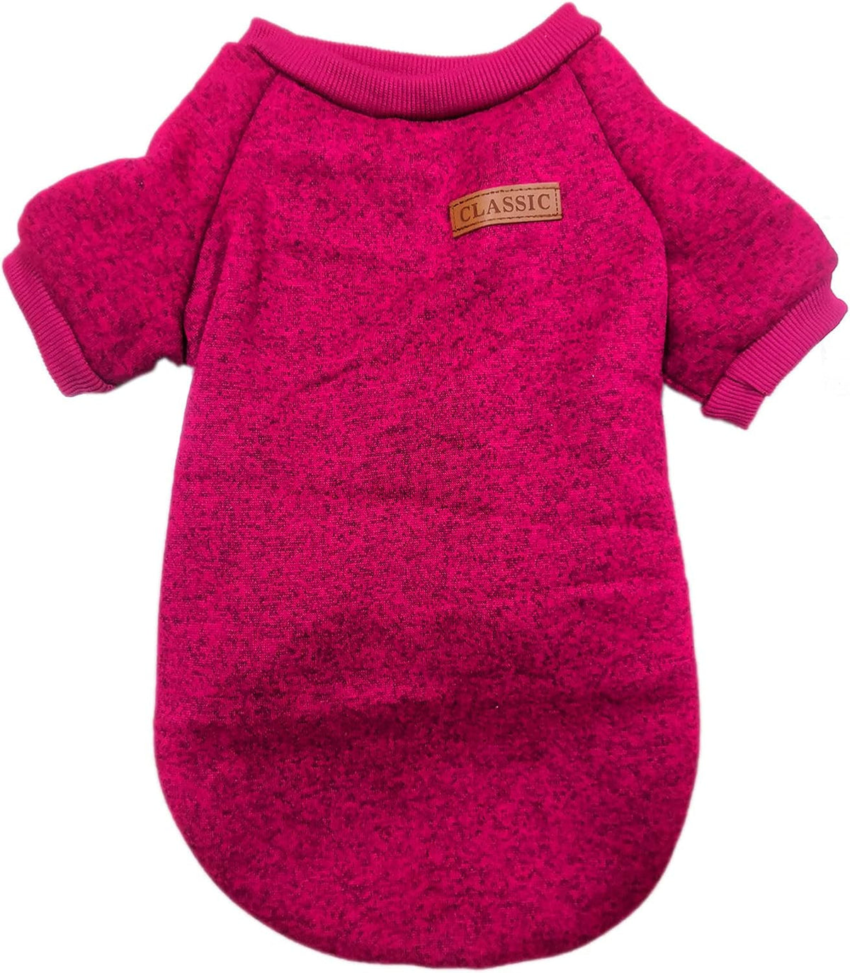 Small Dog Sweater Warm Winter Puppy Pet Coat Soft Sweater Clothes for Small Dogs Outfit (XS, Wine Red)