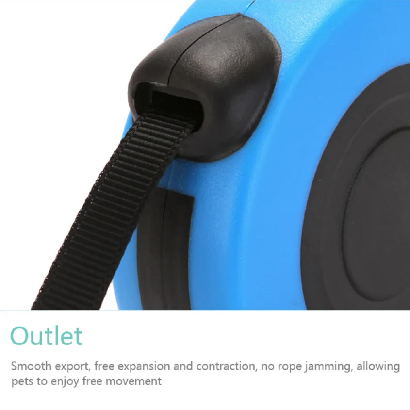 16.5FT Retractable Dog Leash - Automatic Walking Lead for Small & Medium Dogs