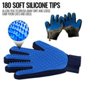 Pet Grooming Gloves Dog Brush Mitt Deshedding Hair Removal Massage Horse Pair