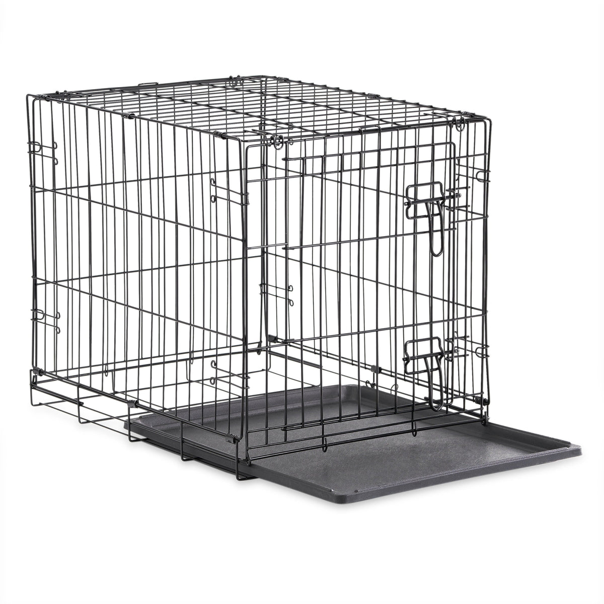 Premium Foldable 48" Dog Wire Crate with Divider & Leak-Proof Tray - Perfect for Training & Travel
