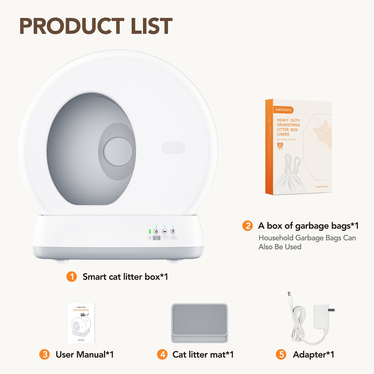 Self-Cleaning Cat Litter Box with App Control & Odor Isolation – Auto Smart Litter Box