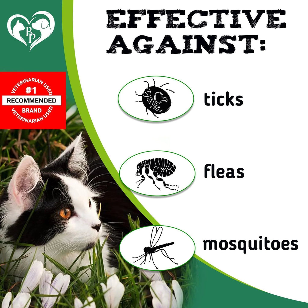 Natural Flea & Tick Chewable Treats for Cats - Salmon Flavor, Daily Soft Chews