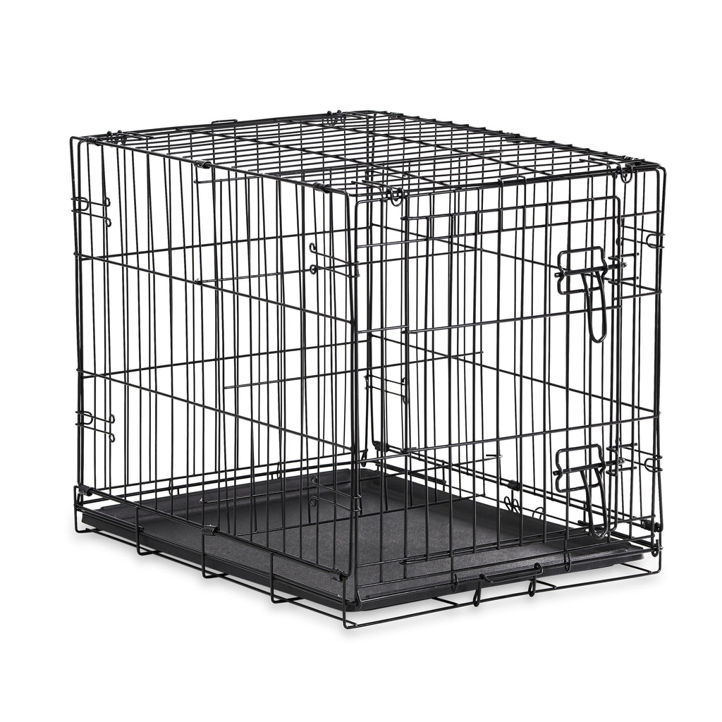 Premium Foldable 48" Dog Wire Crate with Divider & Leak-Proof Tray - Perfect for Training & Travel
