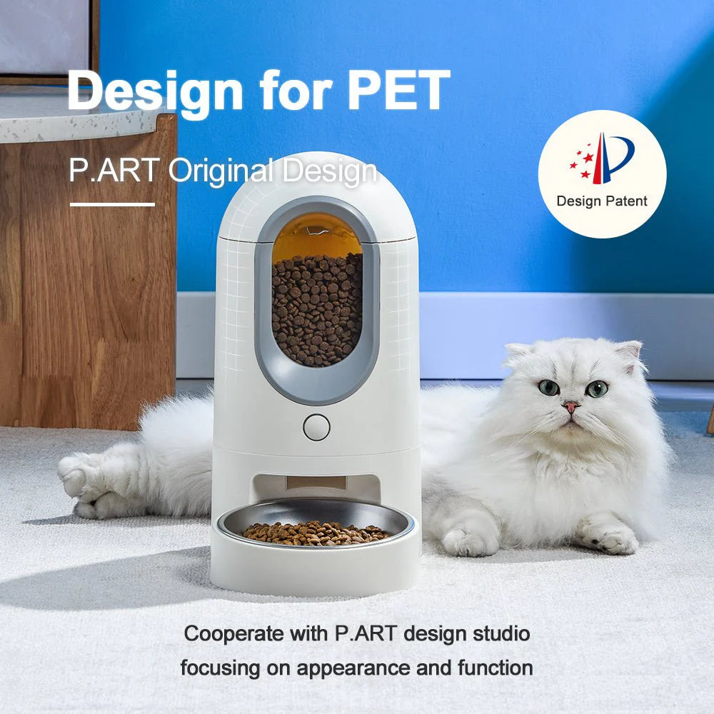 HEYBO Automatic Cat Feeder Timed Cat Food Dispenser Wifi with APP Control for Remote