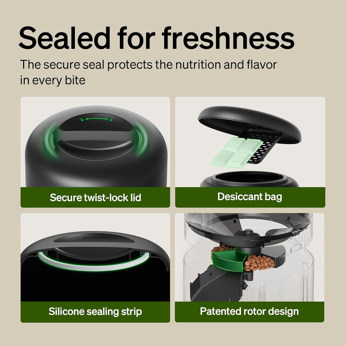 5L WiFi Automatic Pet Feeder - Freshness Preservation, Low Food Sensor, Up to 10 Meals/Day