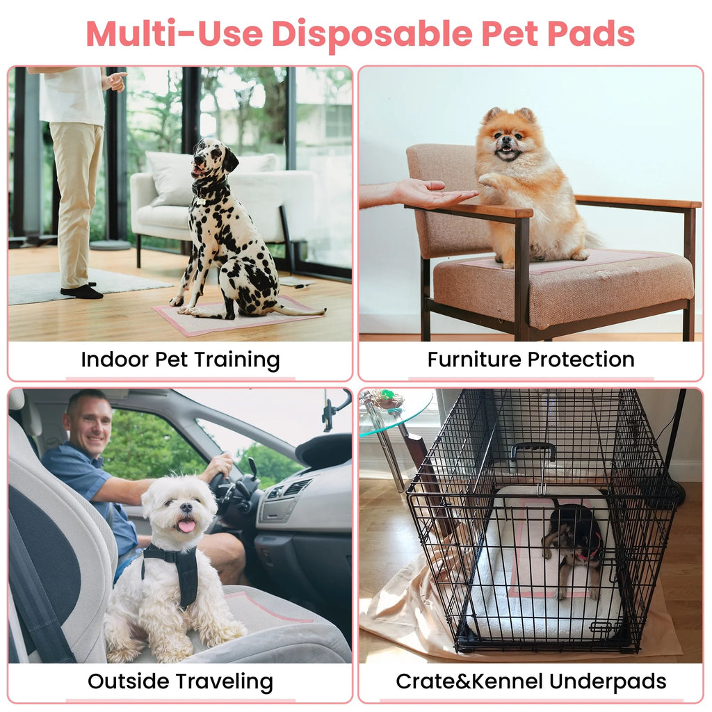 100 Count Disposable Puppy Pee Pads Pet Toilet Training Pads 18" X 13"