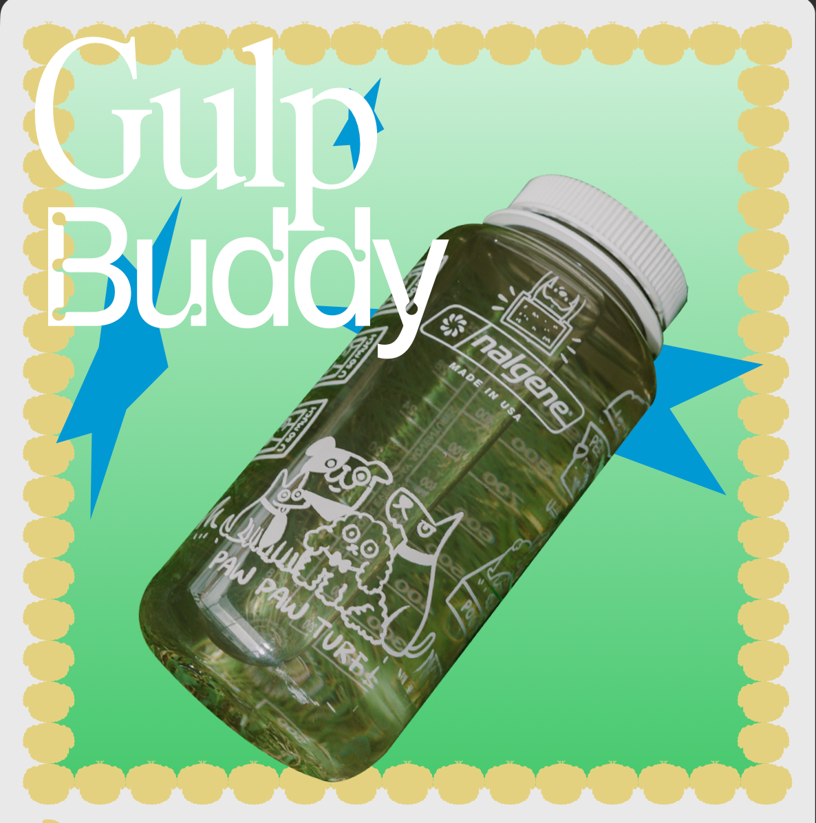 Gulp Buddy - Nalgene Bottle