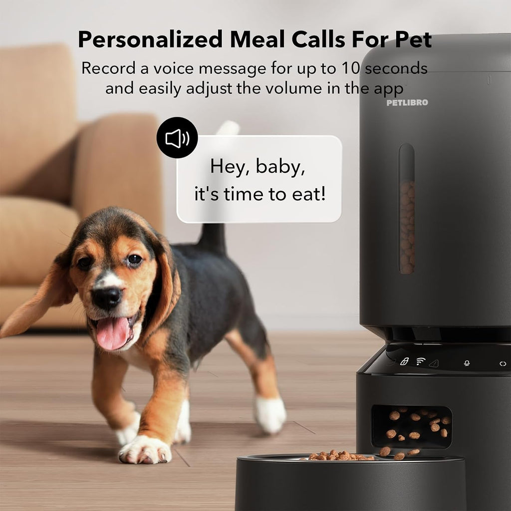 5L WiFi Automatic Pet Feeder - Freshness Preservation, Low Food Sensor, Up to 10 Meals/Day
