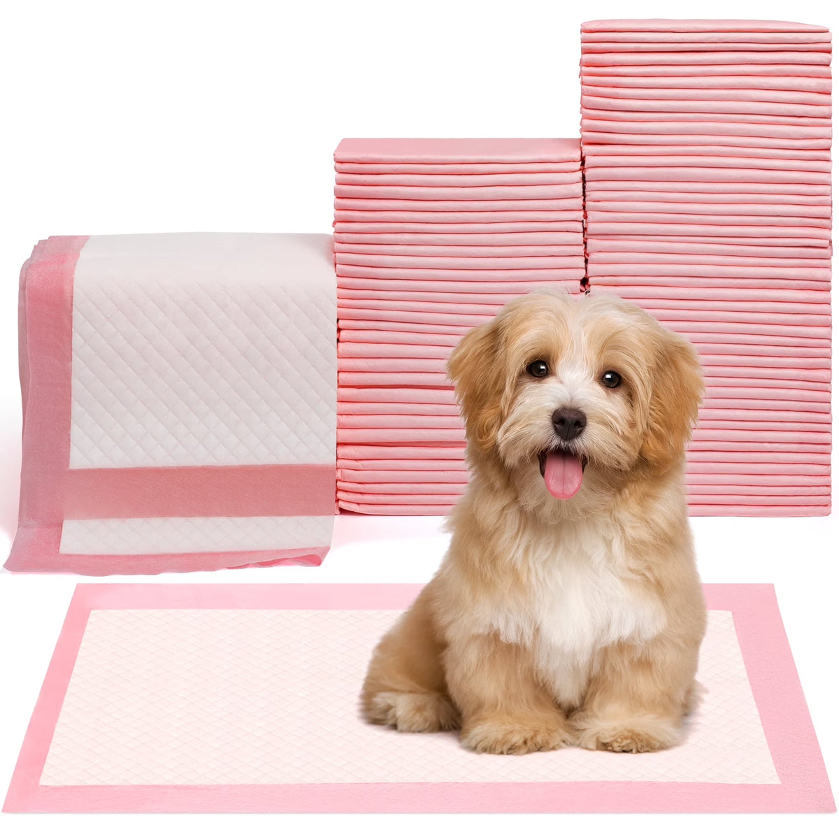 100 Count Disposable Puppy Pee Pads Pet Toilet Training Pads 18" X 13"