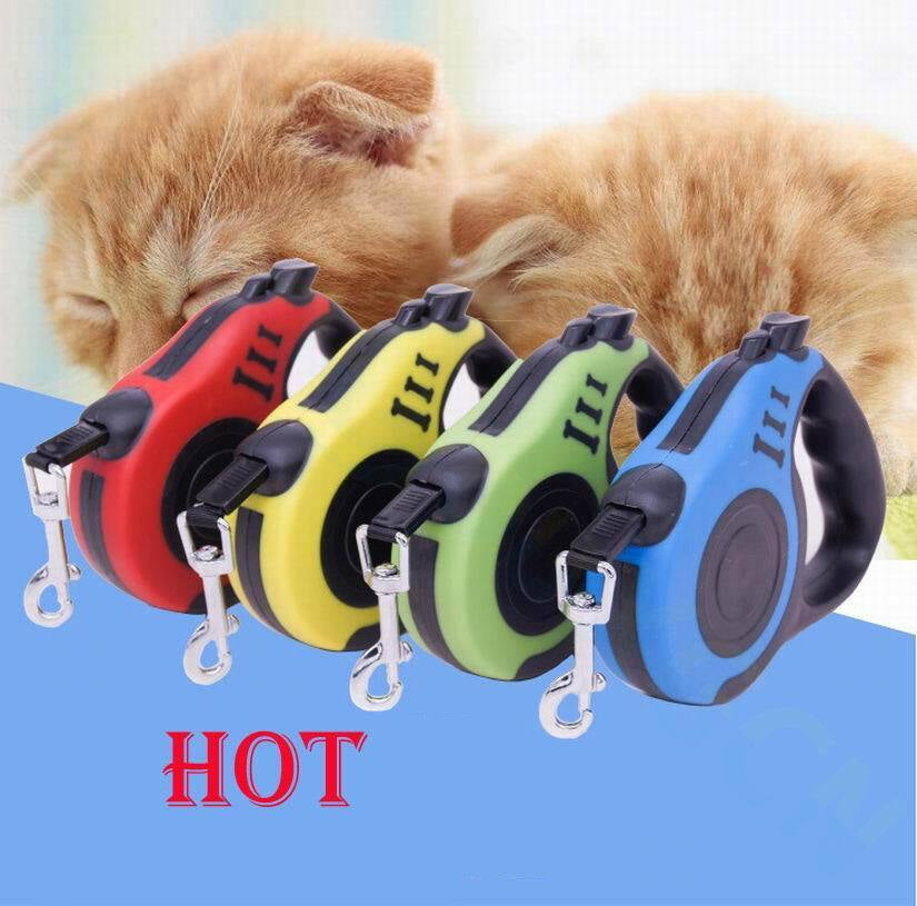 16.5FT Retractable Dog Leash - Automatic Walking Lead for Small & Medium Dogs