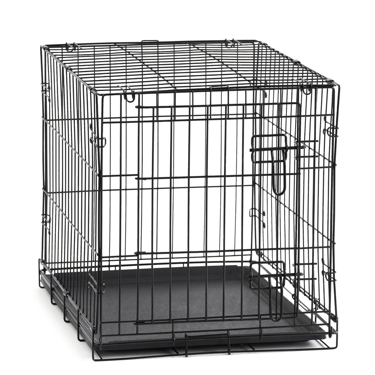Premium Foldable 48" Dog Wire Crate with Divider & Leak-Proof Tray - Perfect for Training & Travel