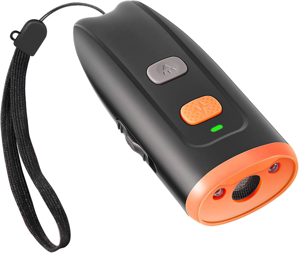 Ultrasonic Dog Bark Control Device - 3 Modes, LED Light & SOS, 20Ft Range