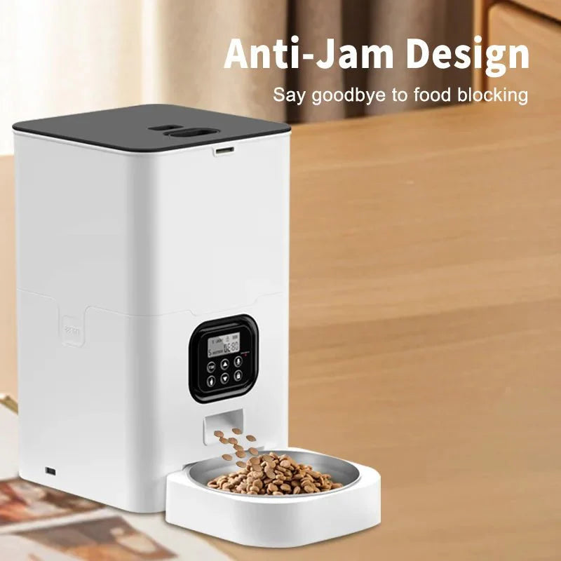 Wifi-Enabled Smart Pet Feeder - App Control & Remote Feeding | HEYBO