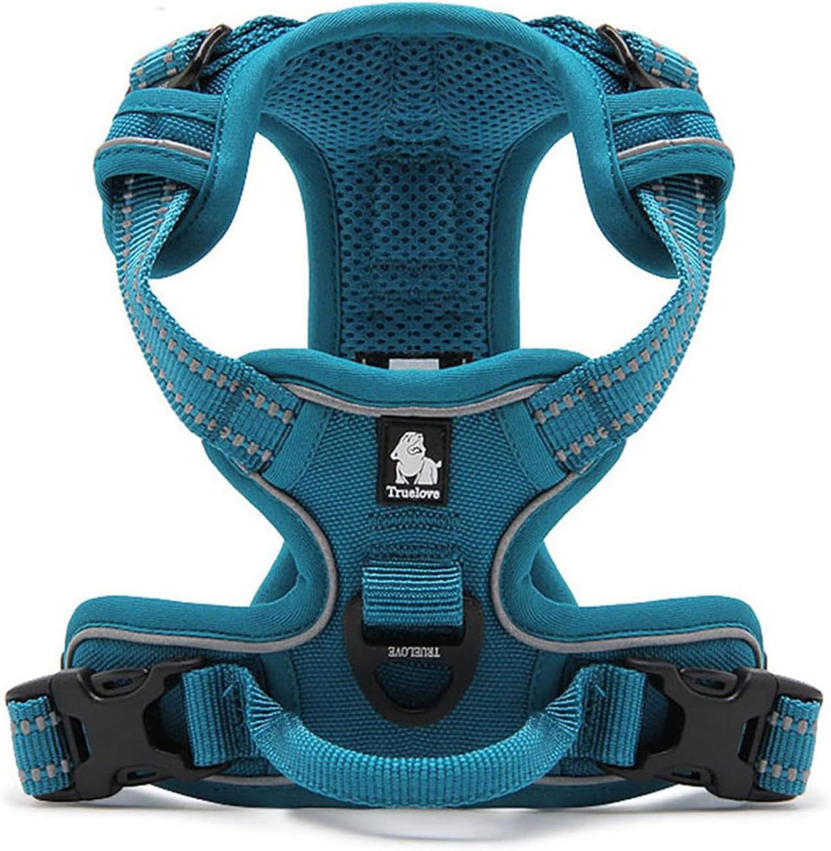 Adjustable No-Pull Dog Harness - Reflective Vest for Enhanced Comfort and Control, Available in Vibrant Colors (Blue, XS)
