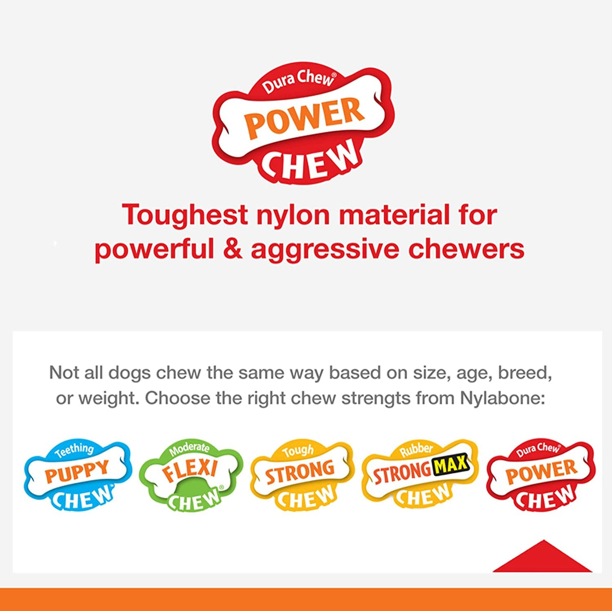 Double Bone Power Chew Toy for Aggressive Chewers - Bacon Flavor, X-Large (50+ lbs)